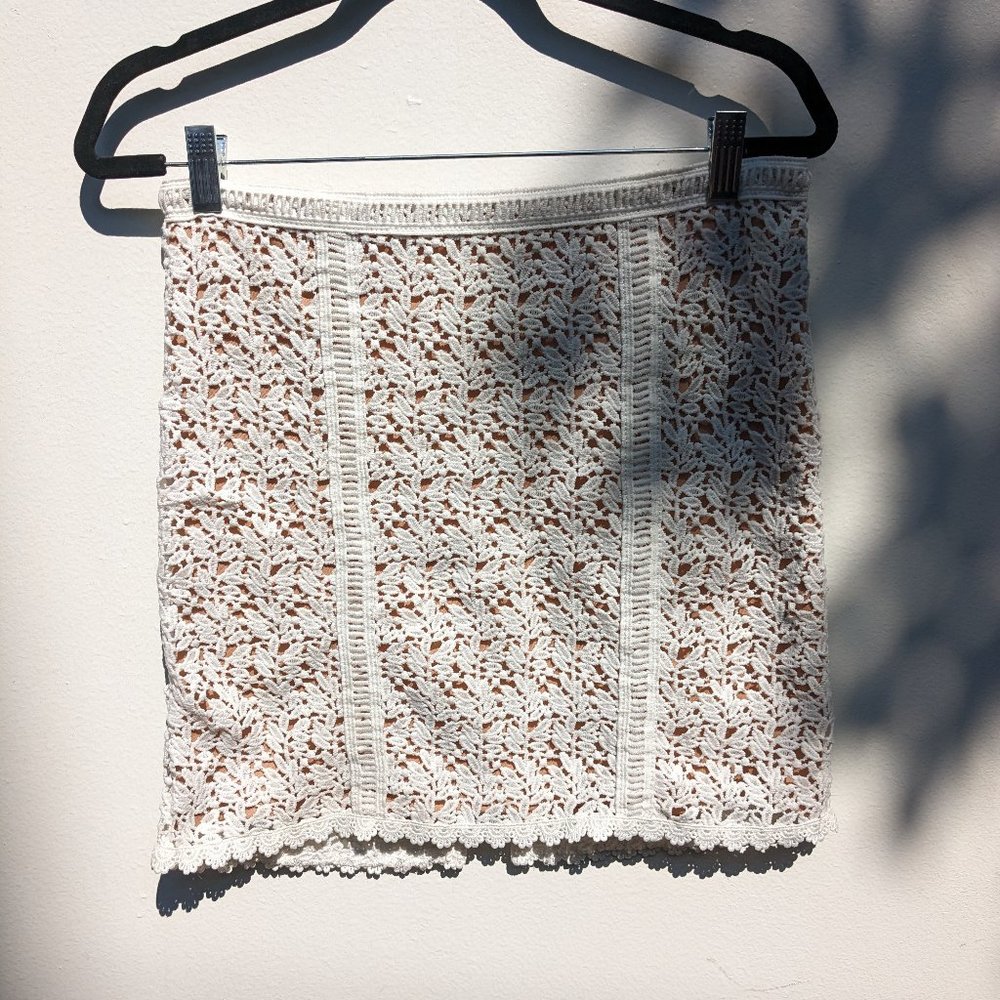 White skirt